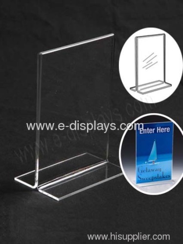 Menu stand;Acrylic Sign holder;Restaurant fittings