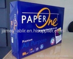 China Paper One brand A4 copy paper supplier