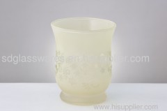 white votive candle holder