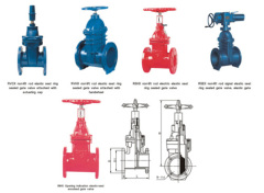 Elastic-seat encolsed gate valve