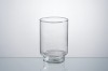 clear glass votive candle holder