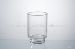 clear glass votive candle holder for decor