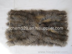 rabbit fur neck wear