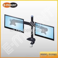 Double vertical monitor stand