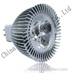 3w MR16 AC85-265V AL body round led spotlight