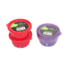 2Pcs Plastic Snack Containers