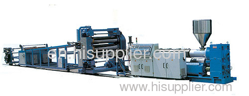 Sheet material plate production line
