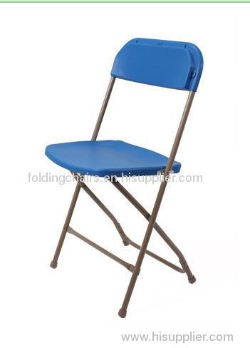 Blue Folding Plastic Chair For Public Party