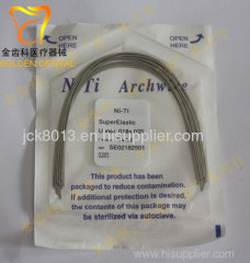 Niti orthodontic arch wires