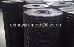 black welded wire mesh