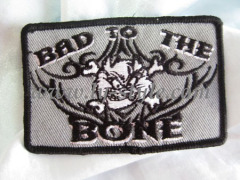Embroidered label