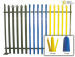 PVC coated palisade fence