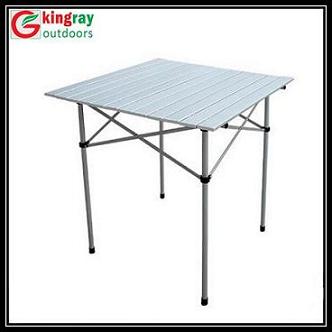 Table de camping picnic table aluminum roll-up table