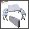 Folding camping table chair set