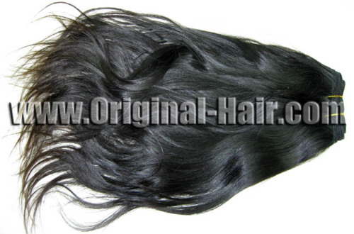 natural human hair weft