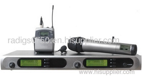 dual channel wireless microphone