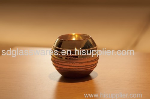 spherical small candle holders