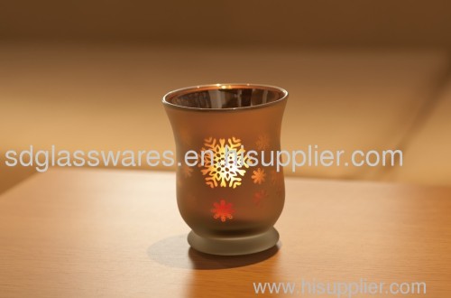 plated votive candle holder