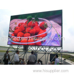 Outdoor full color LED advertising displays