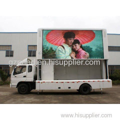 LED car moving advertising display screen