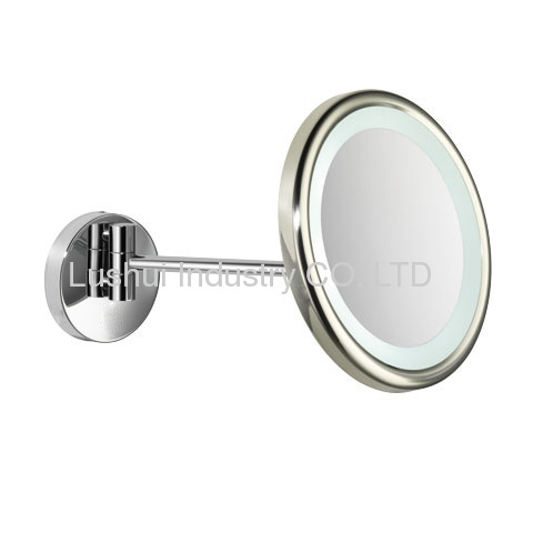 Single wall style LED light makeup mirror