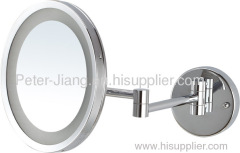 Round wall lighting mirror