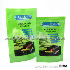 stand up fish food bag