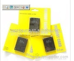 New Arrival Memory Card for PS2