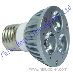 6w E27 AC85-265V AL body round led spotlight