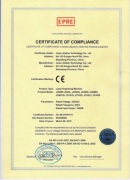 CO2 laser engraving/cutting machine CE certificate