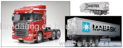 Tamiya Scania R620 6x4 Highline + 40ft Container Semi-Trailer