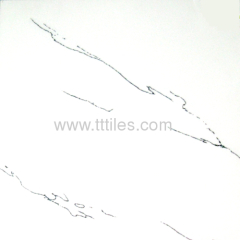 Porcelain polished tile---Super White with line