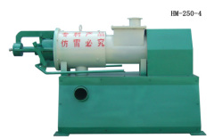 The spiral extrusion animal dung solid-liquid separator/processor