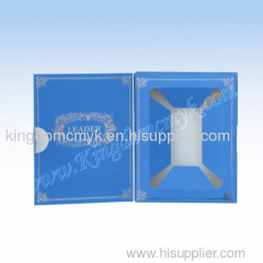 Blue Display Box with Holographic Hot Stamping