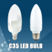 c35 15~36leds candle bulb e27 e14 b22 base candle bulb