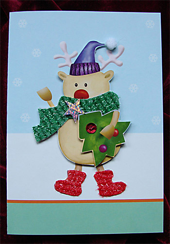 Christmas cartoon Card