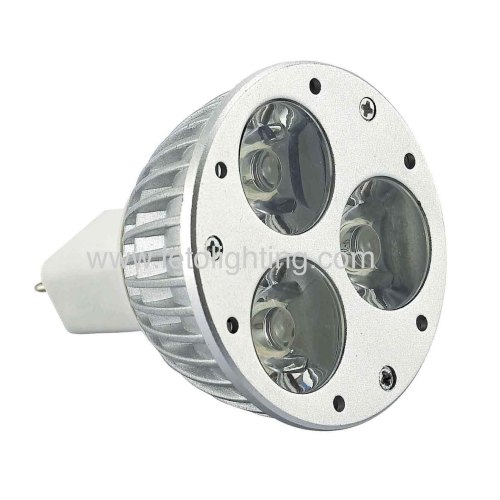 High Power LED Spotlight MR16 3W 180lm Made in China