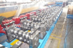 Guard rail roll forming machine