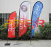 custom outdoor advertising imprint beach flag flying banner feather flag teardrop flag