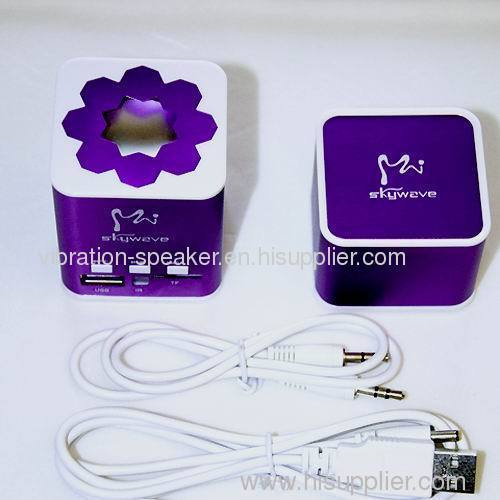 mini speaker with FM radio,built in lithium battery