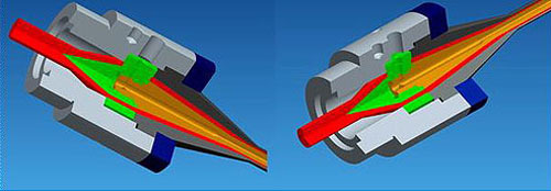 corrugated pipe line