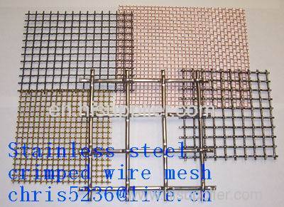 Stainless steel wire mesh,filter equipment,crimped wire mesh