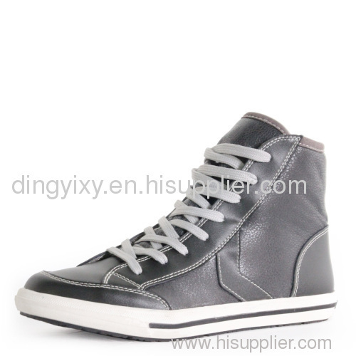 DB009-1 2011 Fashion lady silver grey leather with fur cowhide leather board shoes 16pairs/lot wholesale shoes
