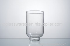 clear glass cylinder