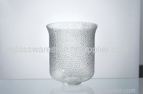 clear cracke votive candle holder