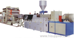 PVC crust epispastic board production line