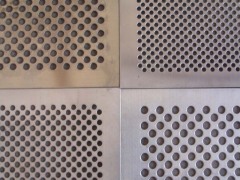 Perforated hole mesh panel