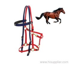PVC horse bridle