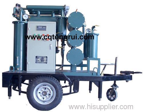 ZJL Transformer oil filtering system with double axle trailer