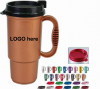 Double PP wall travel coffee mug with lid